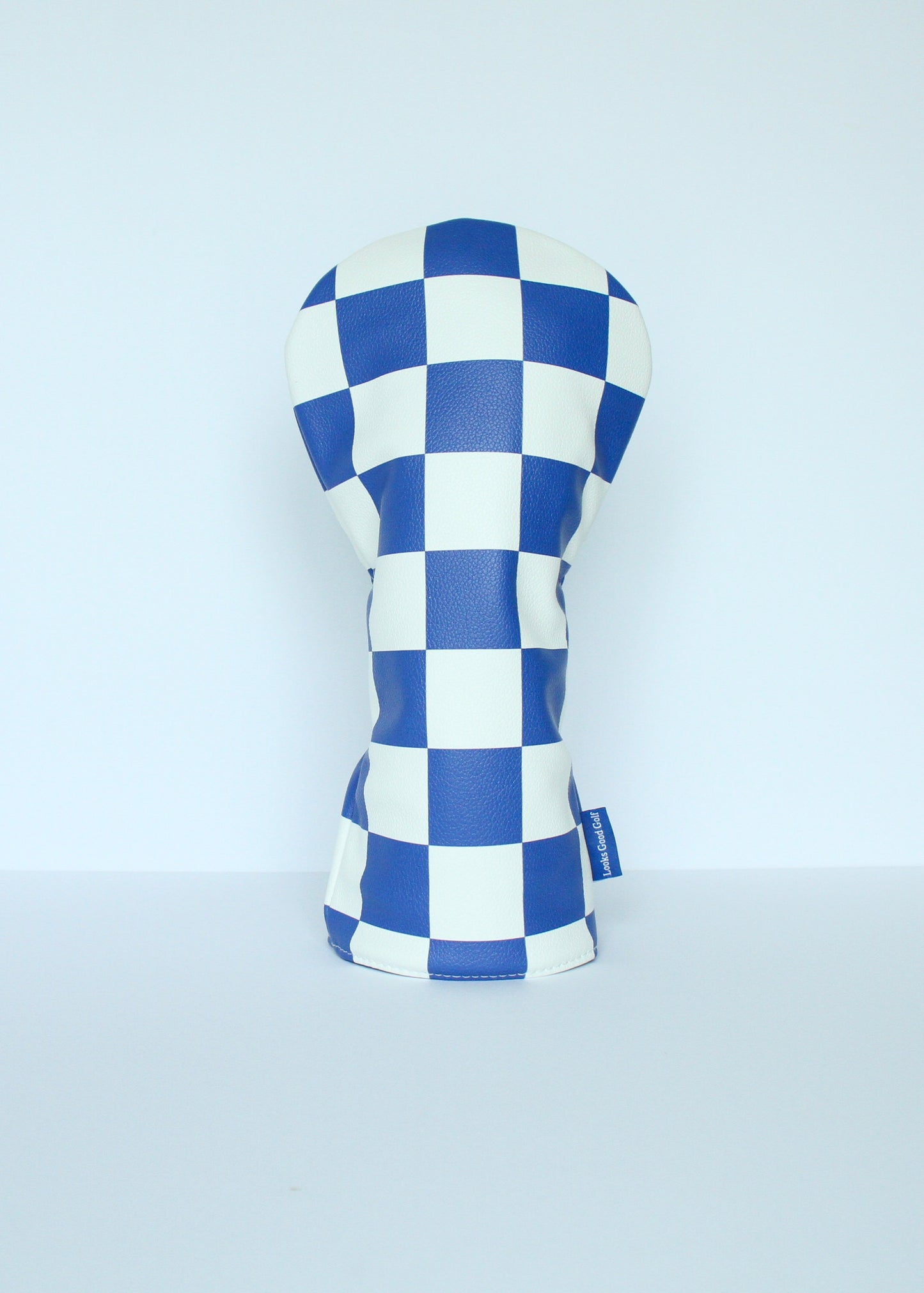 Checkerboard Golf Headcovers - Blue & White - Driver, Fairway Wood, Hybrid
