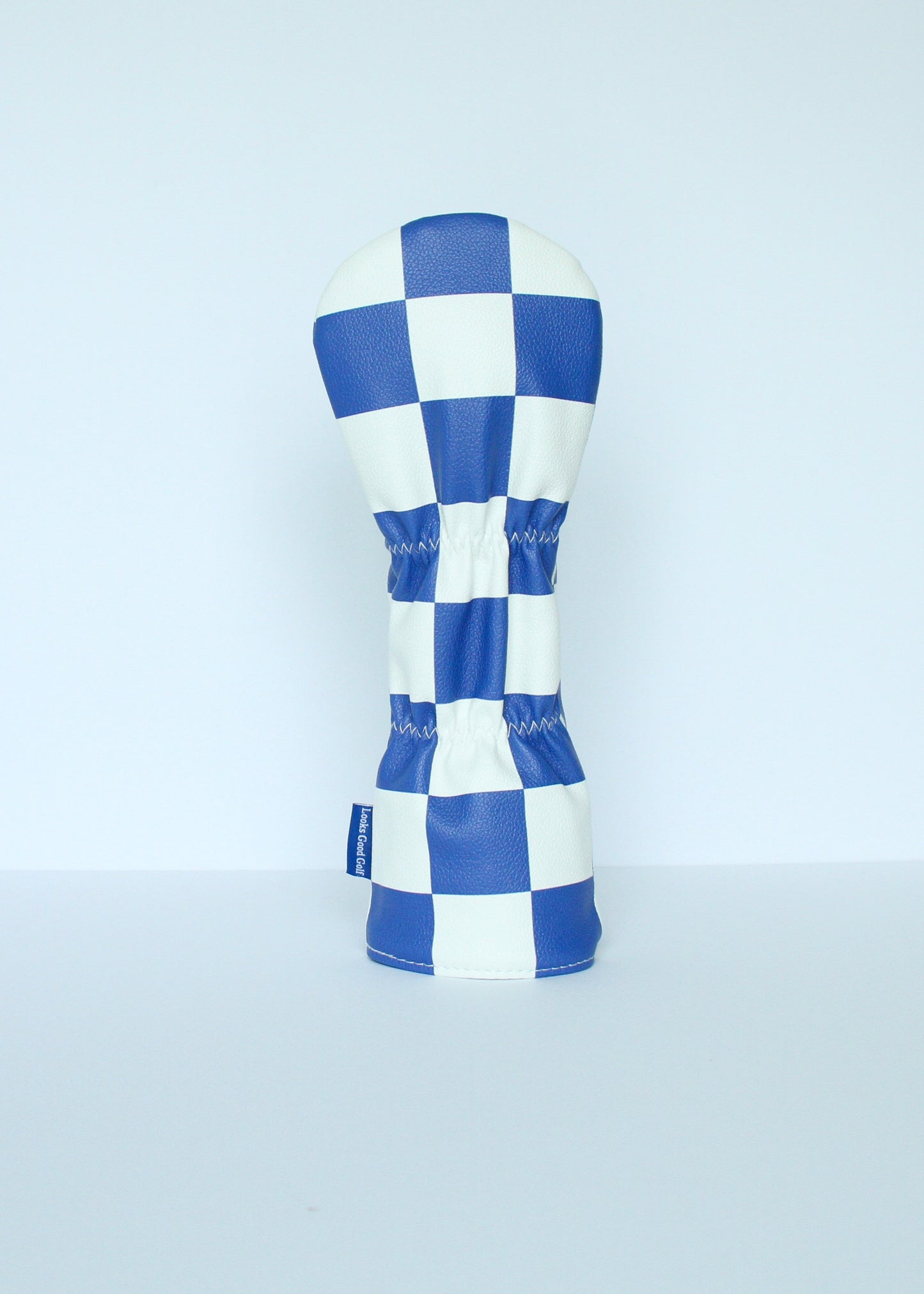 Checkerboard Golf Headcovers - Blue & White - Driver, Fairway Wood, Hybrid