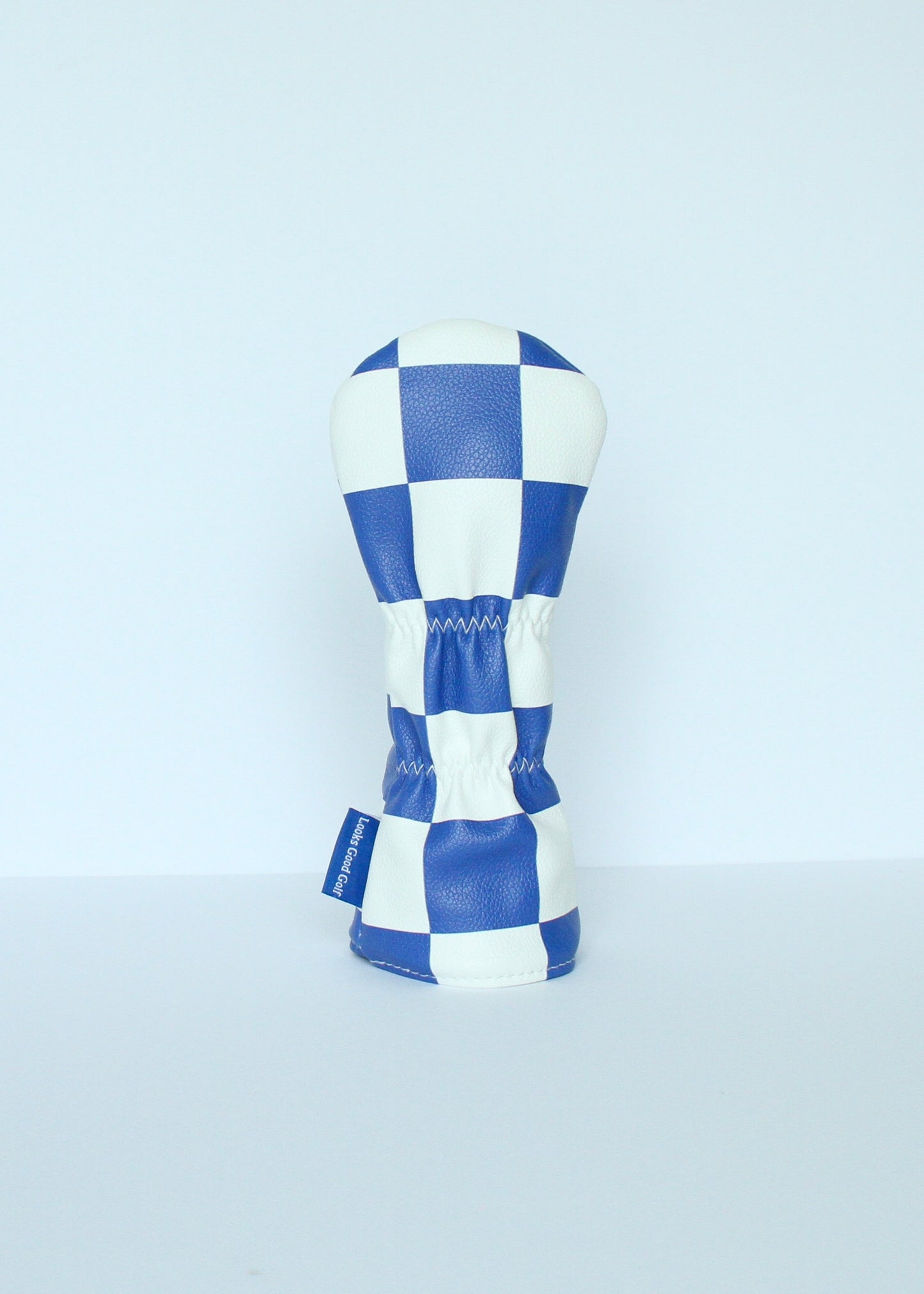 Checkerboard Golf Headcovers - Blue & White - Driver, Fairway Wood, Hybrid