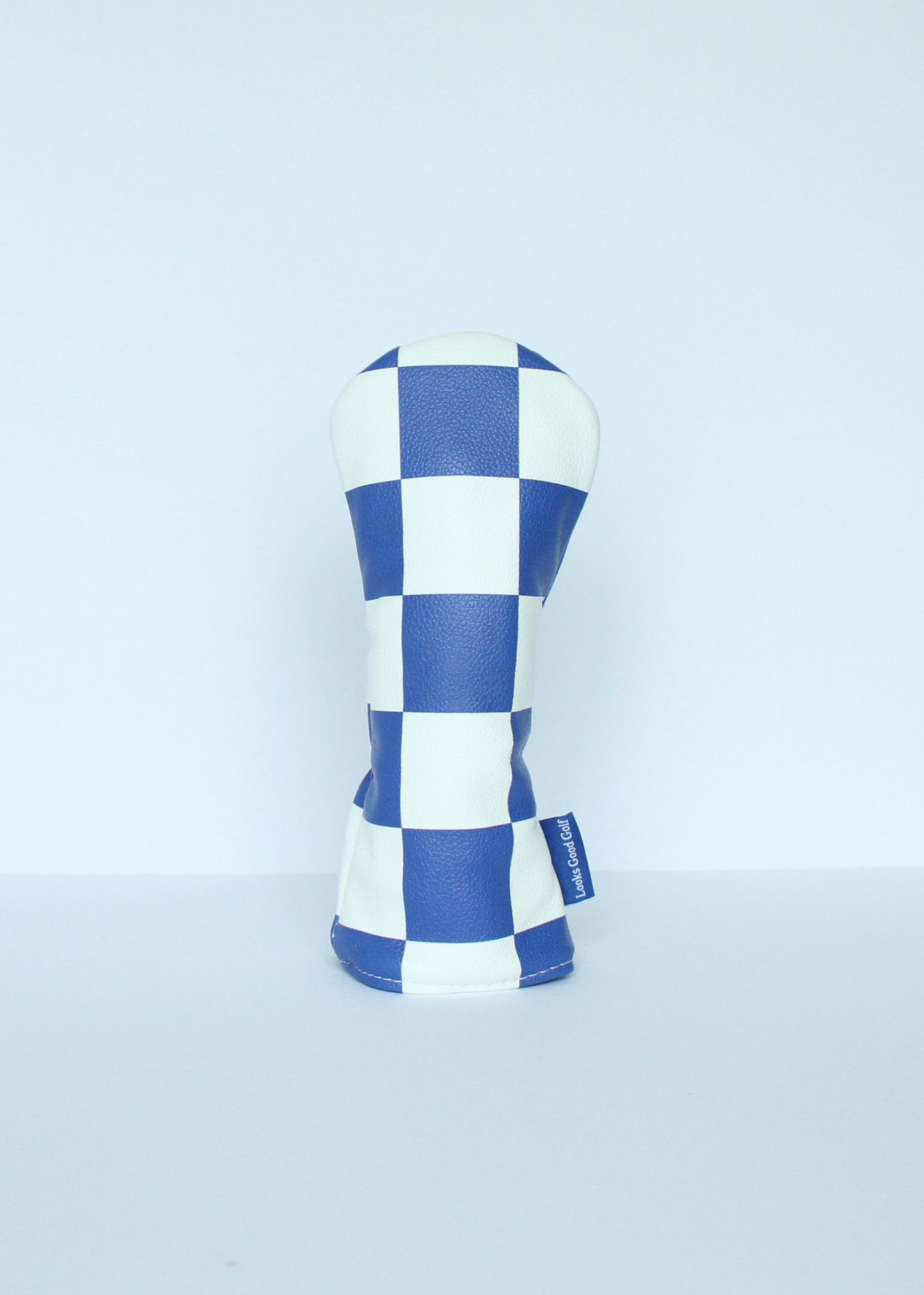 Checkerboard Golf Headcovers - Blue & White - Driver, Fairway Wood, Hybrid