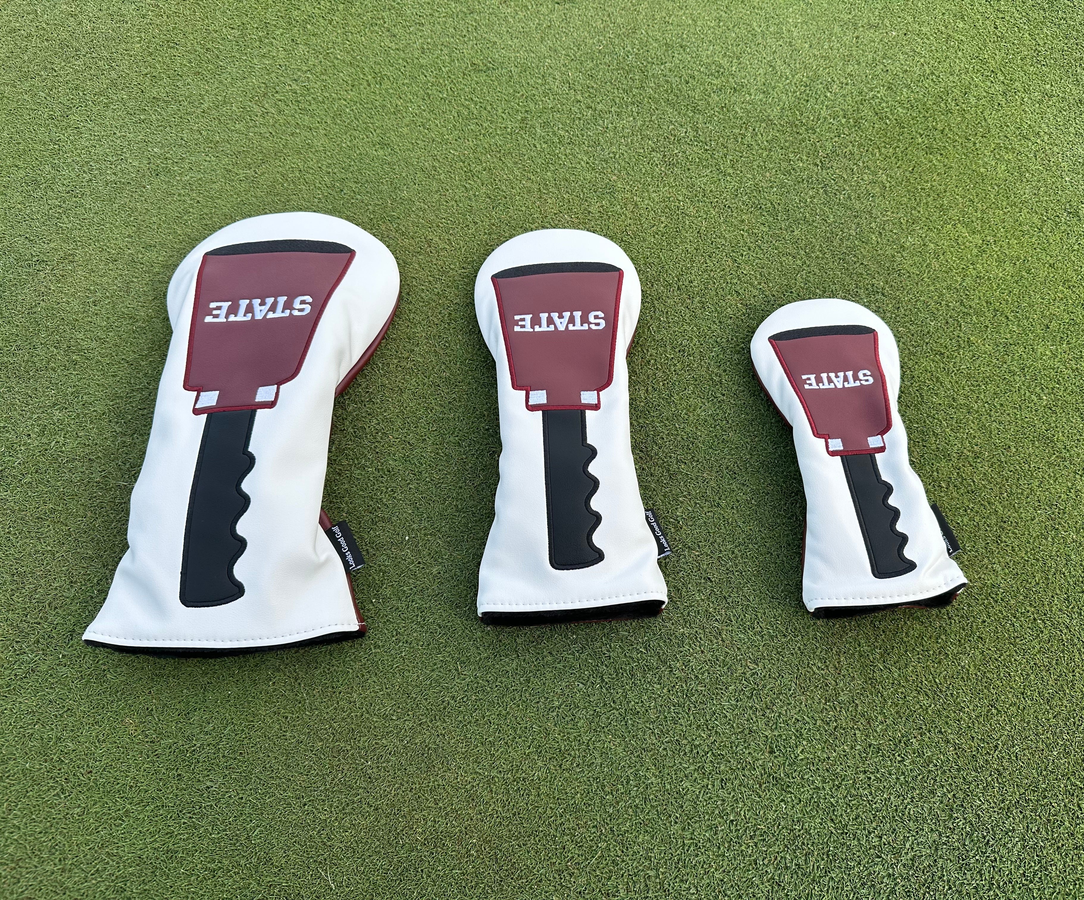 Magnolia State Cowbell Headcovers - Driver, Fairway Wood, Hybrid